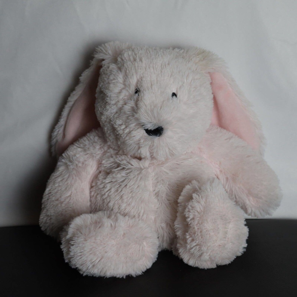 Warmies Pink Bunny Rabbit Stuffed Animal 12" Microwaveable Heavy Plush